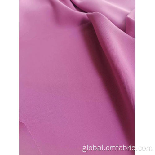 Polyester Fake Acetate Fabric 100%Dull Polyester SPH Fine Twill Dyed Fabric Supplier